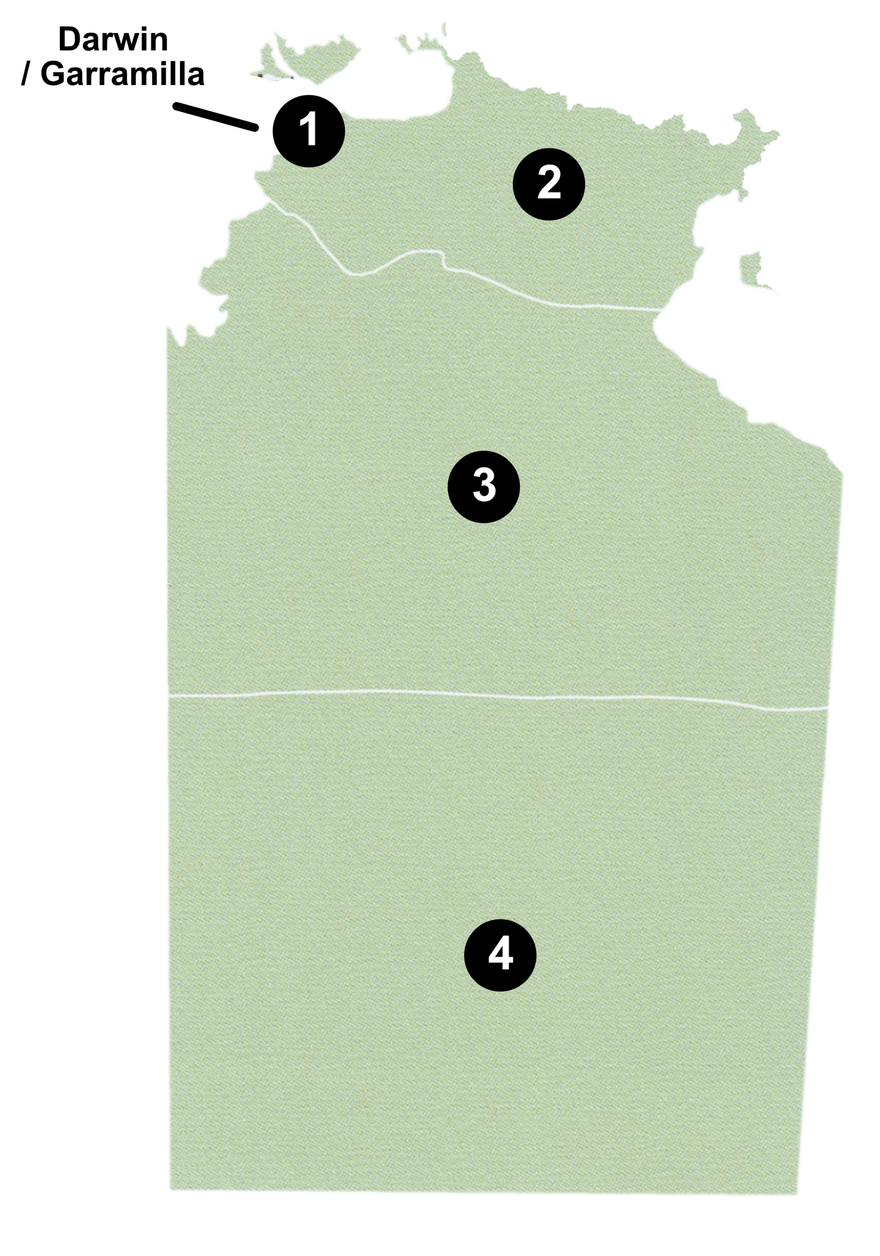 Map of Northern Territory